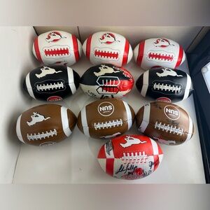 Mini Calgary Stampeders (Autographed) & Calgary Sun Footballs